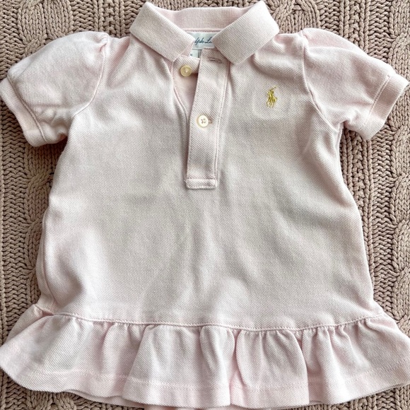 Ralph Lauren Other - Ralph Lauren Baby Ruffle Edge Dress